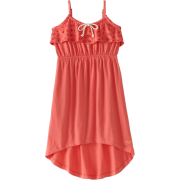 Roxy Kids Girls 7-16 Flip Flops Dress Bright Coral - Dresses - $32.21 