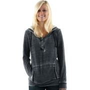 Roxy Women's "Ice Cap" Fleece Lined Hood Pullover Hoodie Black 474693-BLK - Пуловер - $44.99  ~ 38.64€