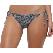 Roxy Women's Brazilian Ruffle Bikini Swimsuit Bottoms Black - Kostiumy kąpielowe - $19.98  ~ 17.16€