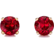 Ruby Earrings, Red Earrings, Ruby, Red,  - イヤリング - $858.00  ~ ¥96,566