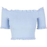 Ruffled word shoulders ear top - Košulje - kratke - $19.99  ~ 126,99kn