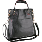 SABEEN Oversized Weekender Top Double Handle Shopper Tote Hobo Satchel Handbag Purse Shoulder Bag Black - Hand bag - $22.50 