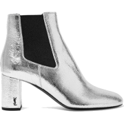 SAINT LAURENT Loulou metallic textured-l - Boots - £571.00  ~ $751.31