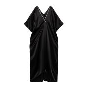 SATIN EFFECT TUNIC - Dresses - $69.90 