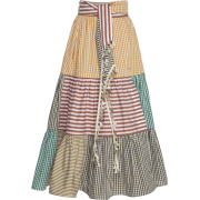 SILVIA TCHERASSI patchwork skirt - 裙子 - 