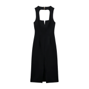 SQUARE NECK SLIM DRESS - Dresses - $69.90 