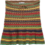 STRIPED KNIT SKIRT - Skirts - $45.90 