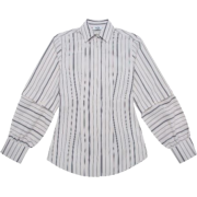 STRIPES REMOVABLE SLEEVES SHIRT - Koszule - krótkie - $368.00  ~ 316.07€