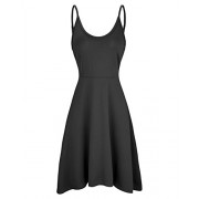 STYLEWORD Women's Summer Adjustable Spaghetti Straps Sleeveless Beach Dress with Pocket - Dresses - $35.99  ~ £27.35