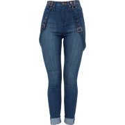 SUSPENDER JEANS - Джинсы - 