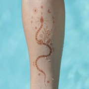 Sabrina Snake Henna Tattoo Stencil - Cosmetics - $1.99 