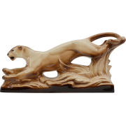 Sainte-Radegonde ceramic panther 1930s - Predmeti - 