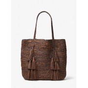 Santorini Raffia Tassel Tote - Hand bag - $790.00 