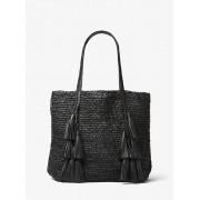 Santorini Raffia Tassel Tote - Hand bag - $790.00 