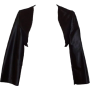 Satin Bolero Jacket Cover-Up Formal Prom Bridesmaid Junior Plus Size Black - Jacket - coats - $24.99 