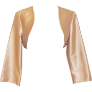 Satin Bolero Jacket Cover-Up Formal Prom Bridesmaid Junior Plus Size Gold - Jacket - coats - $24.99 