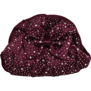 Satin Rhinestone Clutch Bag Evening Purse With Bow Purple - Сумки c застежкой - $34.99  ~ 30.05€