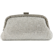 Scarleton Elegant Crystal Clutch H3009 Silver - Clutch bags - $39.99 