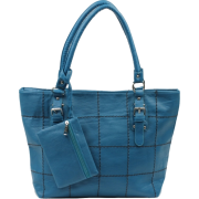 Scarleton Large Tote H1044 Blue - Hand bag - $22.99 