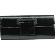 Scarleton Metallic Flap Clutch H3063 Black - Carteras tipo sobre - $14.99  ~ 12.87€