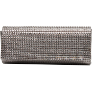Scarleton Rhinestone Flap Clutch H3016 Grey - Сумки c застежкой - $19.99  ~ 17.17€