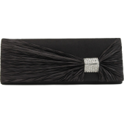 Scarleton Satin Flap Clutch With Crystals H3020 Black - Carteras tipo sobre - $14.99  ~ 12.87€