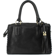 Scarleton Vintage Top Zip Satchel H1113 Black - Hand bag - $29.99 