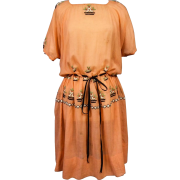 Seaside Cotton Dress c1915-20s - Dresses - 