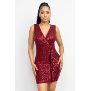 Sequin Mesh Bodycon Dress - Vestidos - $30.25  ~ 25.98€