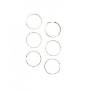 Set of 3 Extra Large Hoop Earrings - Kolczyki - $3.99  ~ 3.43€