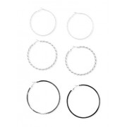 Set of 3 Large Hoop Earrings - Naušnice - $4.99  ~ 31,70kn