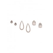 Set of 3 Teardrop Earrings - Brincos - $5.99  ~ 5.14€