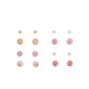 Set of 4 Reversible Stud Earrings - Earrings - $4.99 