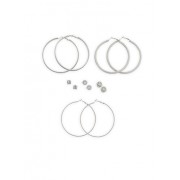 Set of 6 Hoop and Stud Earrings - Kolczyki - $5.99  ~ 5.14€