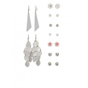 Set of 9 Stud and Drop Earrings - Uhani - $5.99  ~ 5.14€