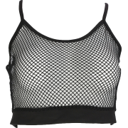 Sexy perspective mesh bottoming camisole - Košulje - kratke - $12.99  ~ 82,52kn