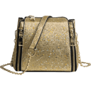 Shimmering Chain Crossbody Bag - Hand bag - 