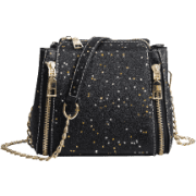 Shimmering Chain Crossbody Bag - Hand bag - 