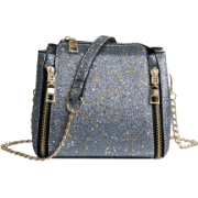 Shimmering Chain Crossbody Bag - Hand bag - 