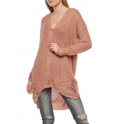 Shredded Button Front Cardigan - Cardigan - $19.97  ~ 17.15€