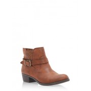 Side Buckle Studded Booties - Čizme - $19.99  ~ 126,99kn