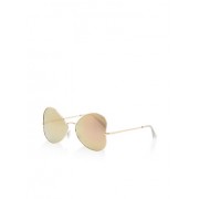 Side Heart Mirrored Sunglasses - Sunglasses - $5.99 