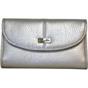 Silver Buxton Metallic Organizer Clutch Wallet - Clutch bags - $29.99 