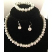 Simple Pearl Jewelry Set - Kozmetika - 