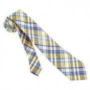 Slim Plaid Linen Silk Skinny Tie | Tommy Hilfiger Vintage Slim Yellow - Tie - $39.95 