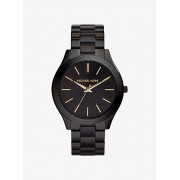 Slim Runway Black Stainless Steel Watch - Uhren - $195.00  ~ 167.48€