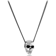 Small Skull Necklace #punk #jewelry - 项链 - $35.00  ~ ¥234.51