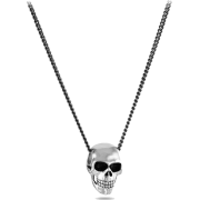 Small Skull Necklace #punk #jewelry - Halsketten - $35.00  ~ 30.06€