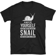 Snail shirt, snail gift, spirit animal - T-shirts - $17.84 
