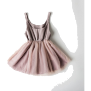 Solid Sleeveless Tulle Dress - sukienki - $17.99  ~ 15.45€
